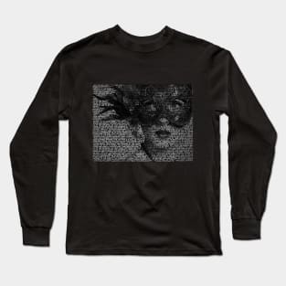 Masquerade Text Art Long Sleeve T-Shirt